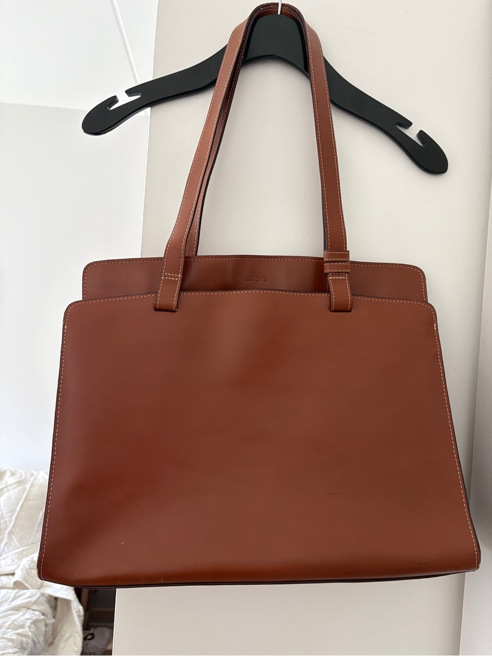 Brown Leather Tote Bag - Classic Tan